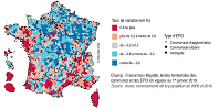 Les emplois se concentrent très progressivement sur le territoire français, les déplacements domicile-travail augmentent