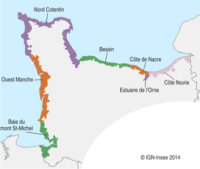 La Population Du Littoral Bas Normand Baisse Tres Legerement Insee Flash Basse Normandie 10