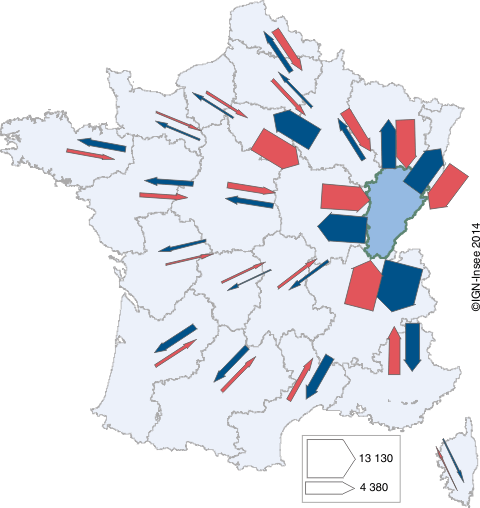 Migrations Résidentielles Les Territoires Francs Comtois - 