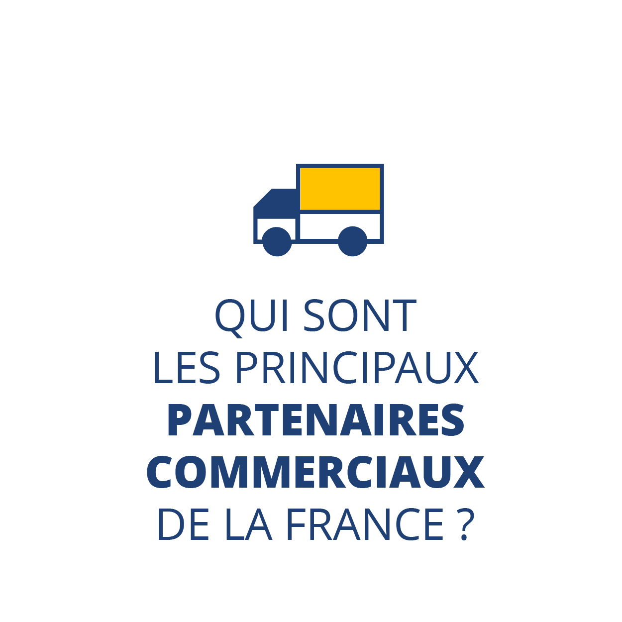 Qui sont les principaux partenaires commerciaux de la France ?