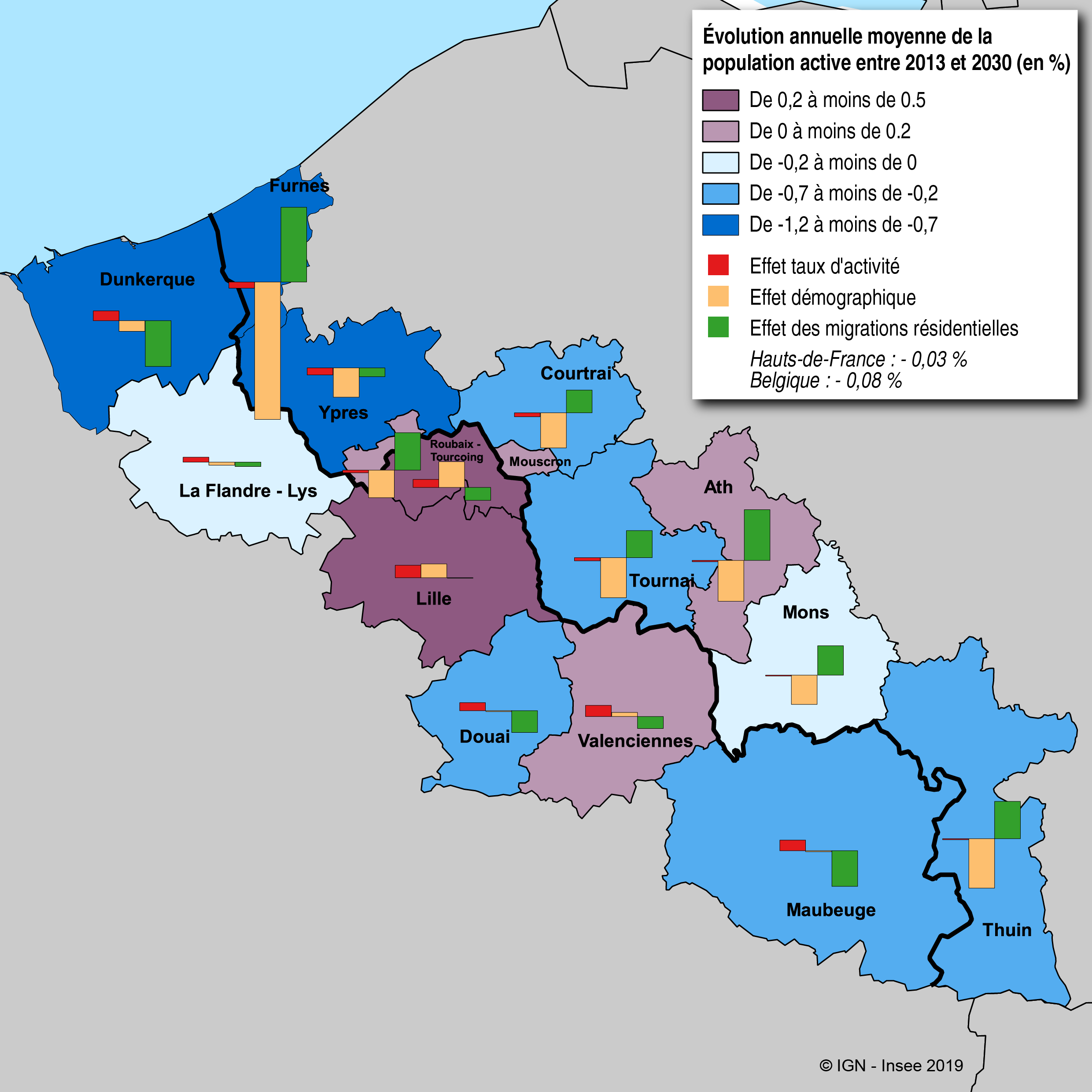 Une Baisse Des Actifs Plus Marquee En Belgique D Ici 2030 Insee Analyses Hauts De France 108